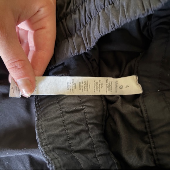 lululemon athletica Black Women's Athletic Shorts with Elastic Waistband - Picture 3 of 3